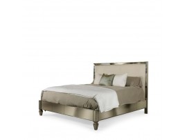 Eglomise Frame Upholsted King Bed